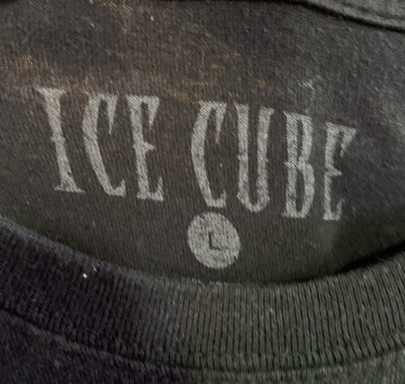 Ice cube large black graphic vintage tshirt - image 3