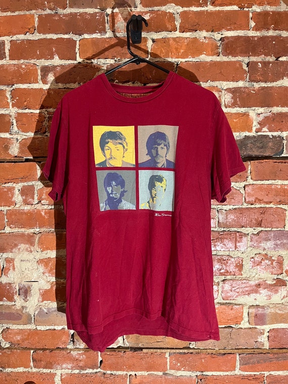 Beatles 2xlarge red graphic vintage preowned tshi… - image 2