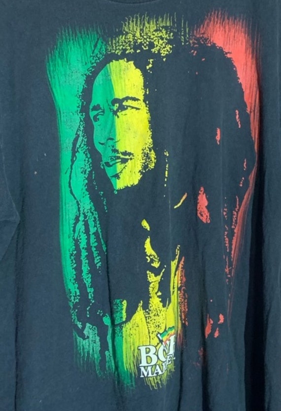 Bob Marley large black graphic vintage tshirt