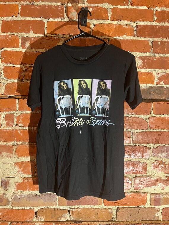 Britney Spears medium black graphic vintage preow… - image 2