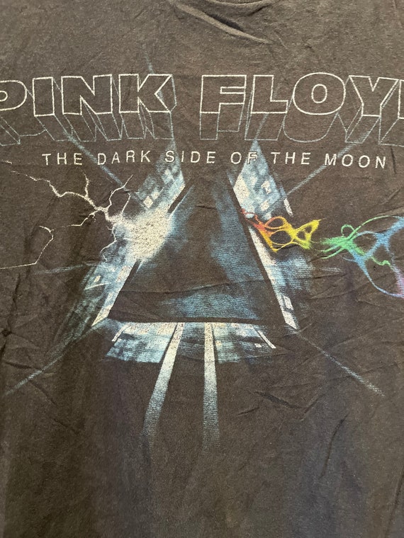 Pink Floyd small black graphic vintage preowned ts