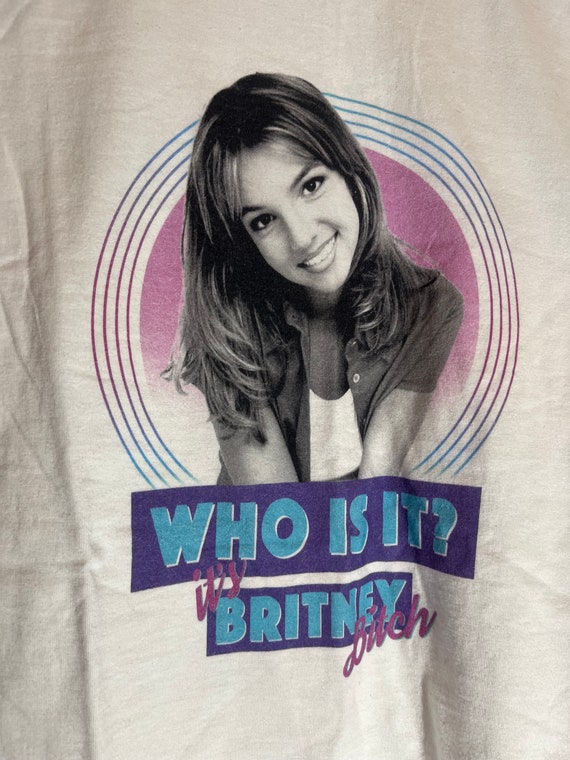 Britney Spears small white graphic vintage preowne