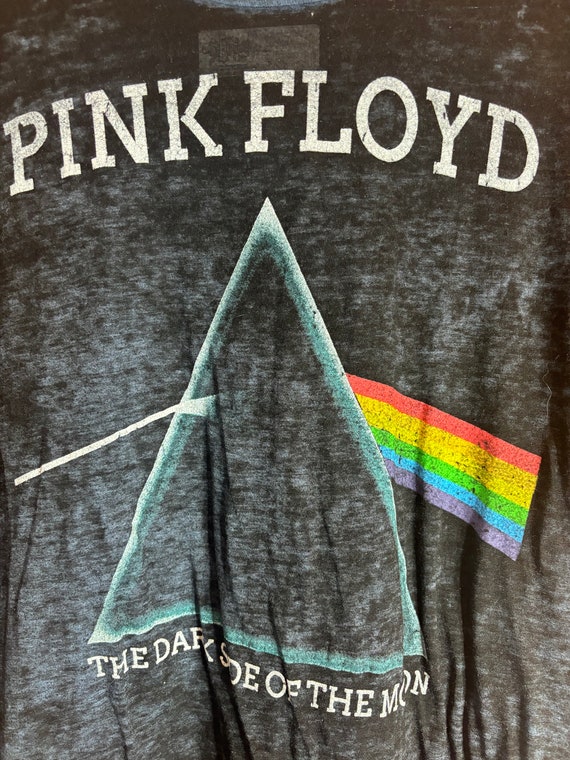 Pink Floyd large black graphic vintage preowned ts
