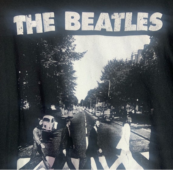 The Beatles xlarge black graphic vintage tshirt - image 1