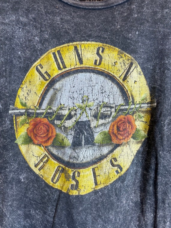 guns & roses X-Large grey graphic vintage preowne… - image 1