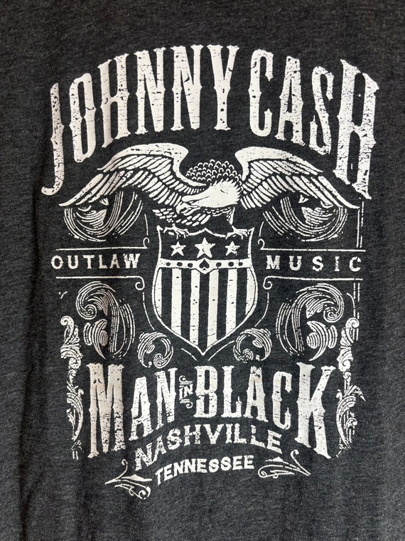 Johnny cash small black graphic vintage preowned t