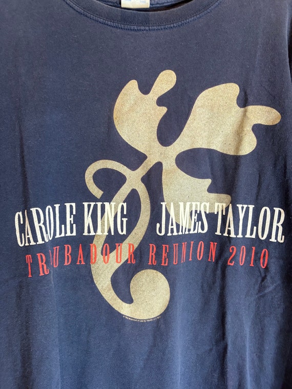 Carole king James taylor X-Large blue graphic vint