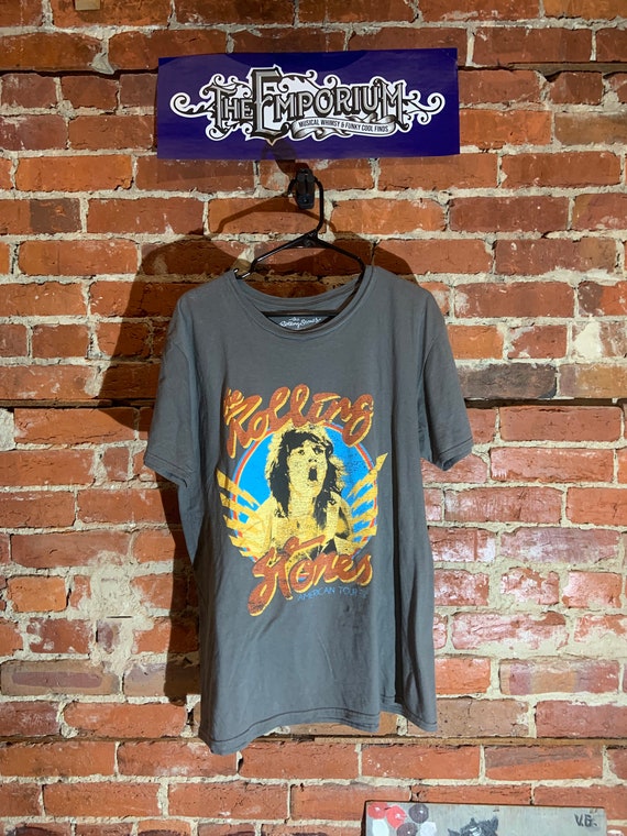 Rolling Stones small grey graphic vintage tshirt - image 2