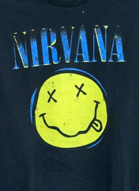 Nirvana small black graphic vintage tshirt