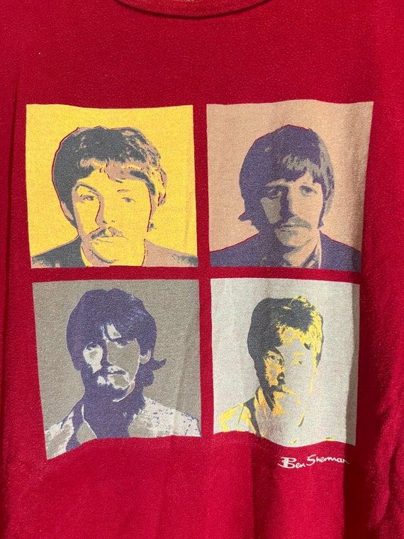 Beatles 2xlarge red graphic vintage preowned tshi… - image 1