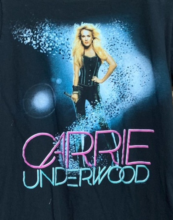 Carrie underwood xsmall black graphic tour tshirt - image 1