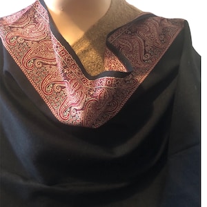 Ladies Wool Shawl , yoga Shawl, Meditation Shawl