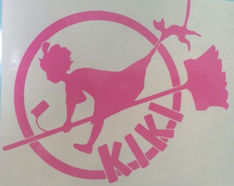 Kikis Lieferservice inspirierter Vinyl Aufkleber Aufkleber Autofenster Aufkleber