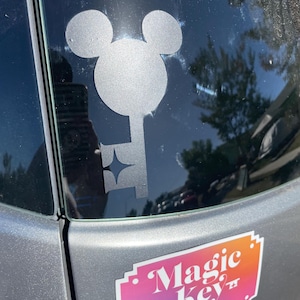Magic Key Disneyland inspired vinyl sticker decal car window sticker