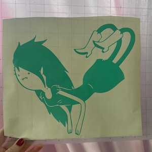 Marceline Adventure Time inspired vinyl sticker decal car window sticker