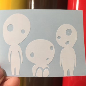 Forest Spirits Princess Mononoke inspired vinyl sticker decal car window sticker