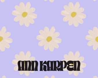 DAISY - Seamless Digital Paper Pattern, Cute Floral Pastel Gift Wrapping Paper, UNLIMITED Use, Spring Party Themes, Scrapbooking, Weddings