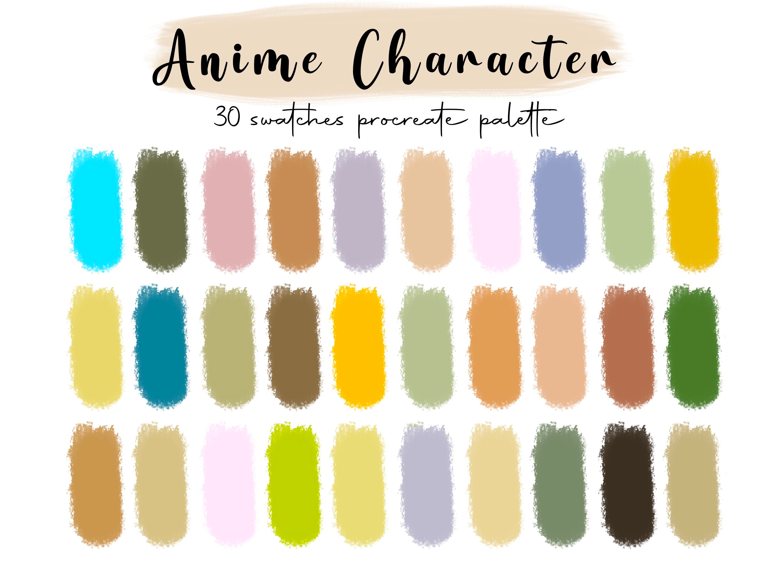 30 Colors Palette Color Swatches Digital Beauty Illustration Anime Dark Skin Tone Procreate Palette Instant Digital Download iPad Pro Digital Art & Collectibles Drawing & Illustration 30 Colors Palette Color Swatches Digital Beauty Illustration Anime Dark Skin Tone Procreate Palette Instant Digital Download iPad Pro Digital Art & Collectibles Drawing & Illustration