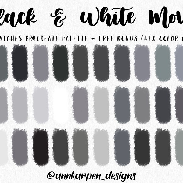 Movie Color Palette Art Etsy