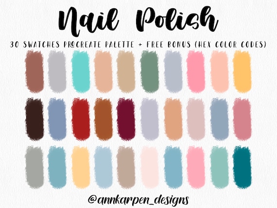 Background from different colorful nails polish palette 21152197 Stock  Photo at Vecteezy