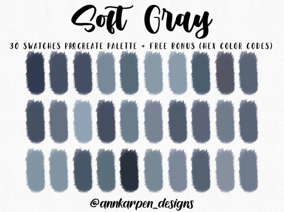 Pastel Blue & Grey Color Scheme » Blue »