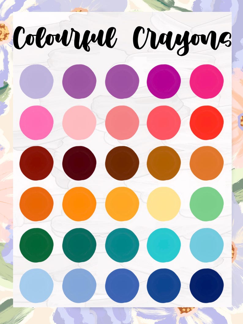 assorted bright palette