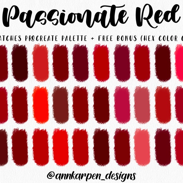 Sexy color palette - Etsy Schweiz
