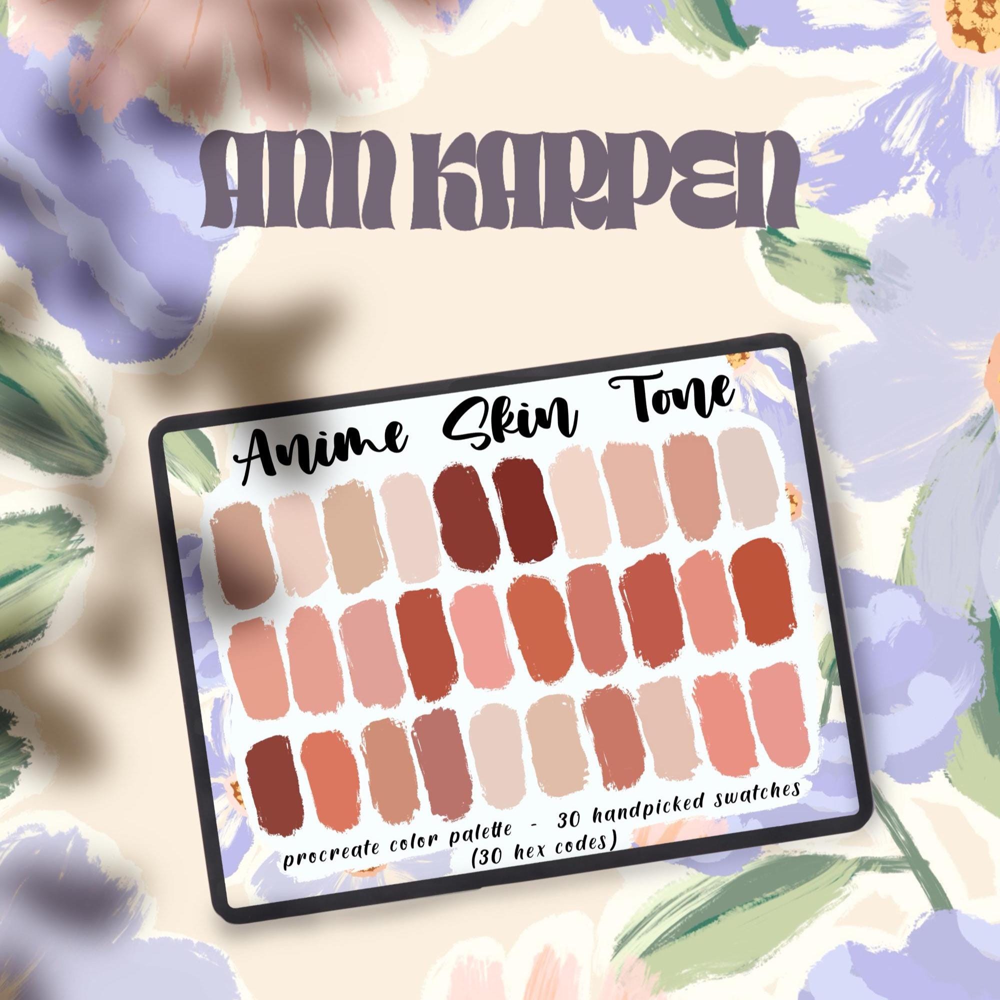 Anime Skin Tone Hex
