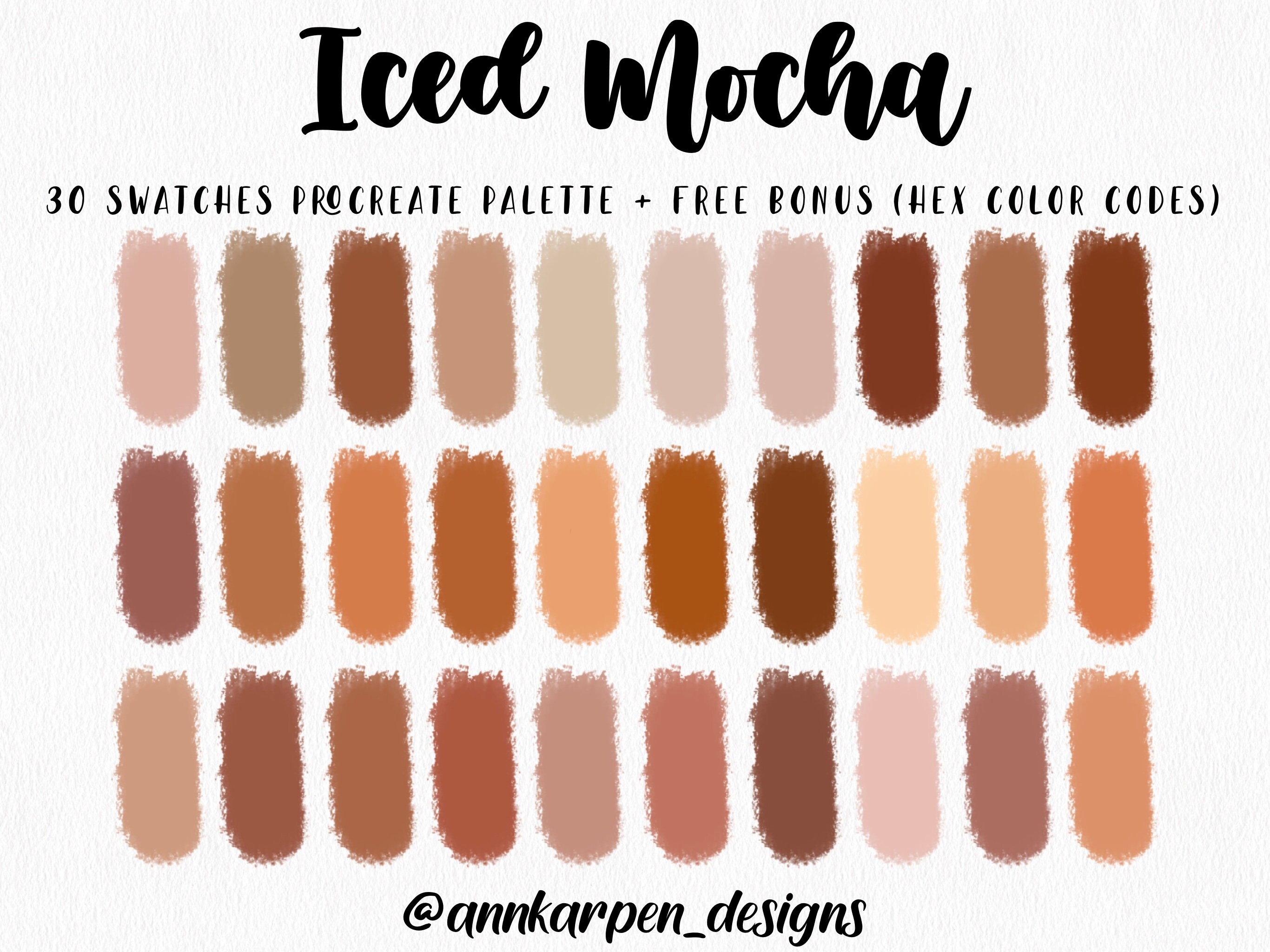 Mocha Skin Color Codes