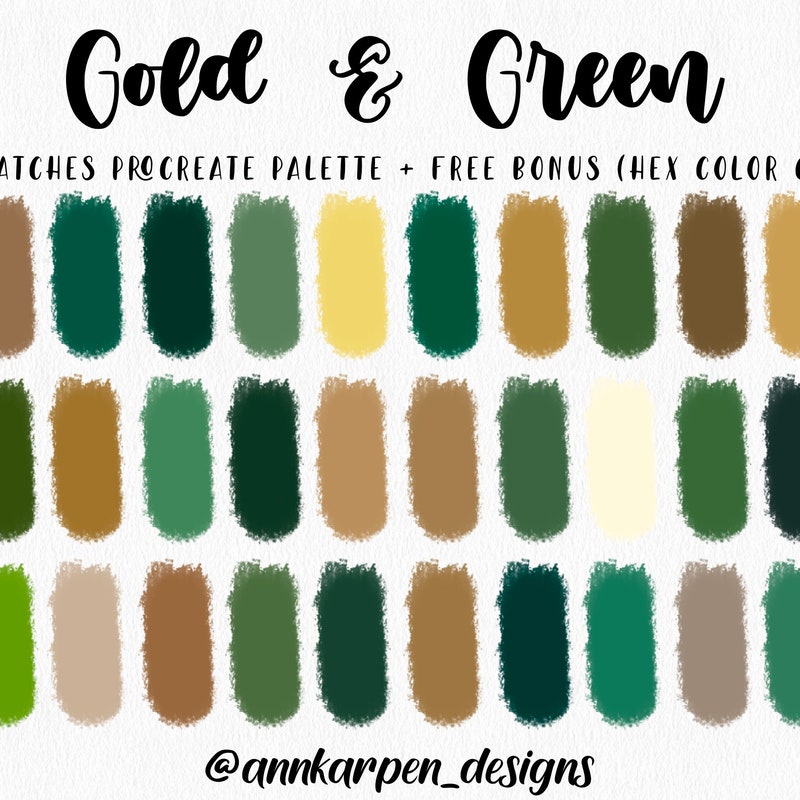 Rich Earthy Color Palette - Etsy