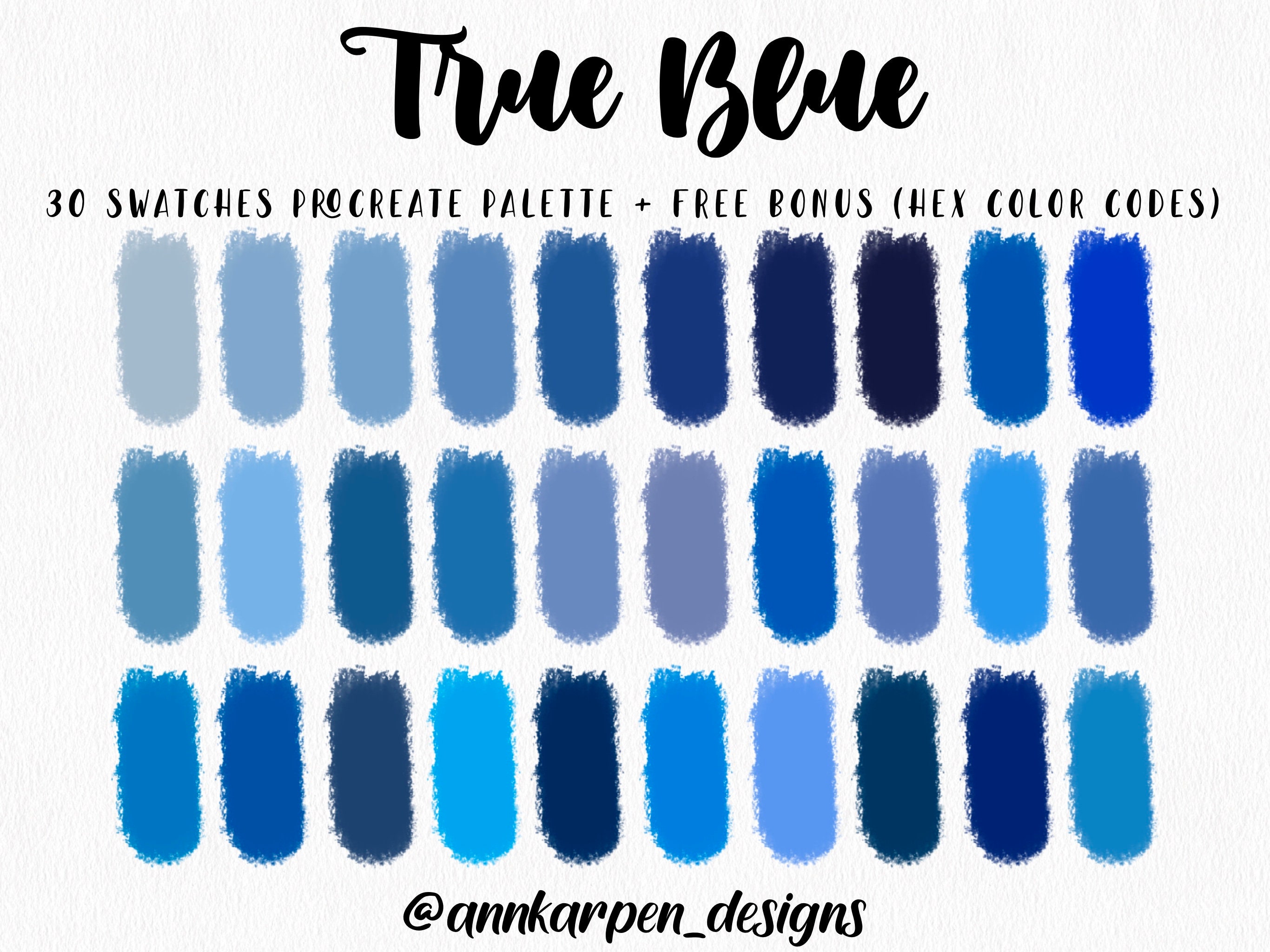 7+ True Blue Color