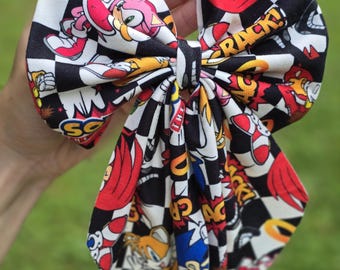 Character themed fabric bow