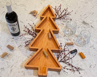 Pine Tree Serving Platter / Christmas Tree / Wood Platter / Wood Serving Tray / Pine Tree Platter / Pine Tree / Christmas Platter