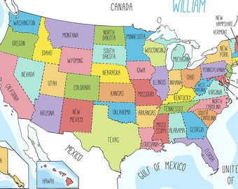 United States Map Placemat Practice - Il 340x270.5606752793 8md8 