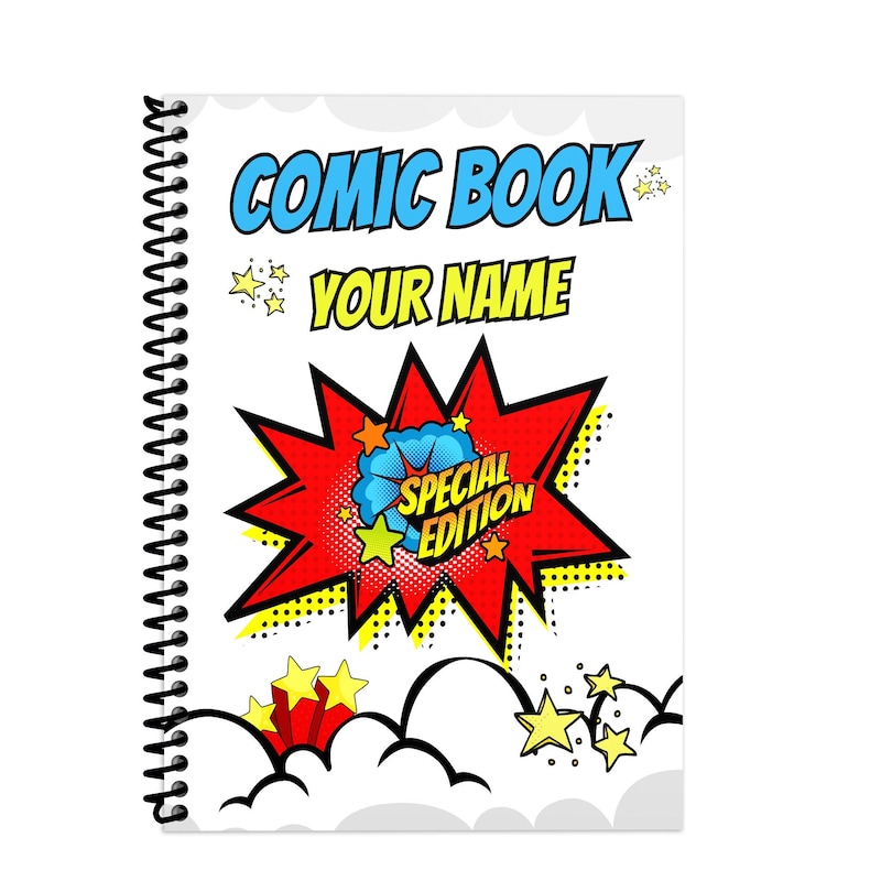 Blank Comic Book Sketchbook Etsy