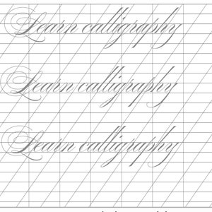 Editable Printable Spencerian Penmanship practice sheet, Create Your Own Handwriting Practice Worksheets Calligraphy Worksheets