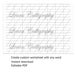 Editable Printable Spencerian Penmanship Practice Sheet, Create Your Own Handwriting Practice ...
