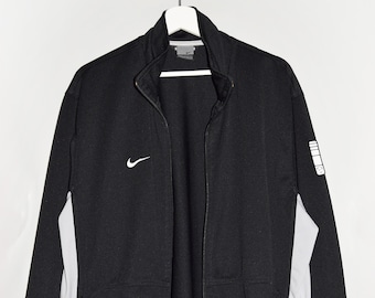 Vintage Nike Track Jacket in Black and Gray