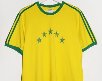 Adidas Fifa World Cup Germany T-shirt - Brazil Football Tee - Official Tournament Merchandise