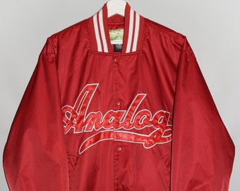 Vintage 90's Analog Varsity Jacket - Snowboard Jacket