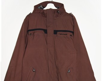 Vintage 90s Billabong Snowboard Hoodie Jacket: Embroidered Logo