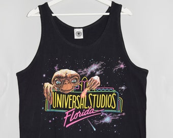 Vintage 90's Universal Studios Florida ET Tank Top / Made in USA / Collectable Find