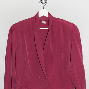 Vintage 80&#39;s 90&#39;s Pink Blazer / Made in France