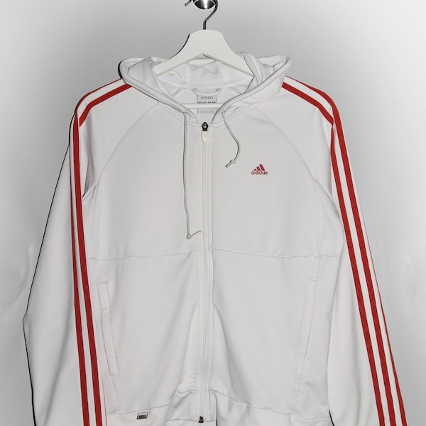 Sudadera con capucha y cremallera completa Adidas vintage