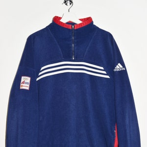 Vintage 90&#39;s Adidas Olympiatoppen Fleece