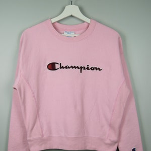 Champion Hoodie Pink Etsy