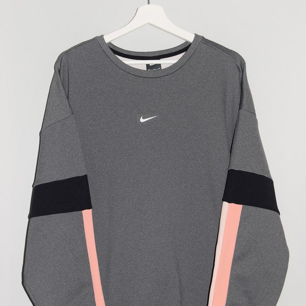 mens pink nike crewneck