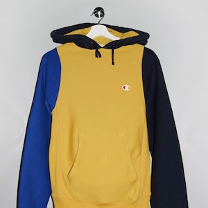 Champion colorblock hoodie yellow online