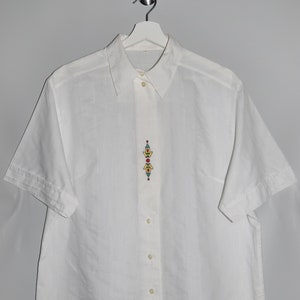 Vintage 80's 90's Button Down Folk Shirt