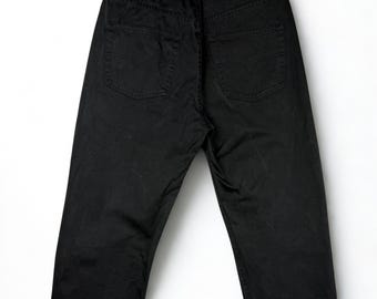 Vintage Diesel Jeans Black Pants Retro Cotton Casual Trousers